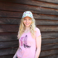 Women’s Pink Boot T Shirt