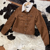 Women's Brown Denim Jacket
