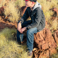 Children's Dark Grey Demin Jacket