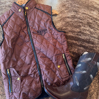 Women's Brown Vest Soft - Soft Shell