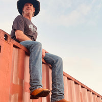 Men's Kader Hat Logo T-shirt Charcoal