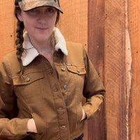 Women's Brown Denim Jacket