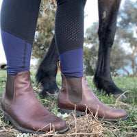 Men's Big Smoke ankle boots, Smooth Dark Brown, Rubber Sole