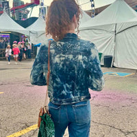Women's Blue Blingy Kader Jacket