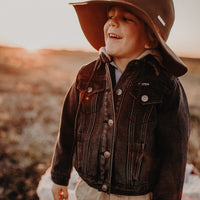 Children's Dark Grey Demin Jacket