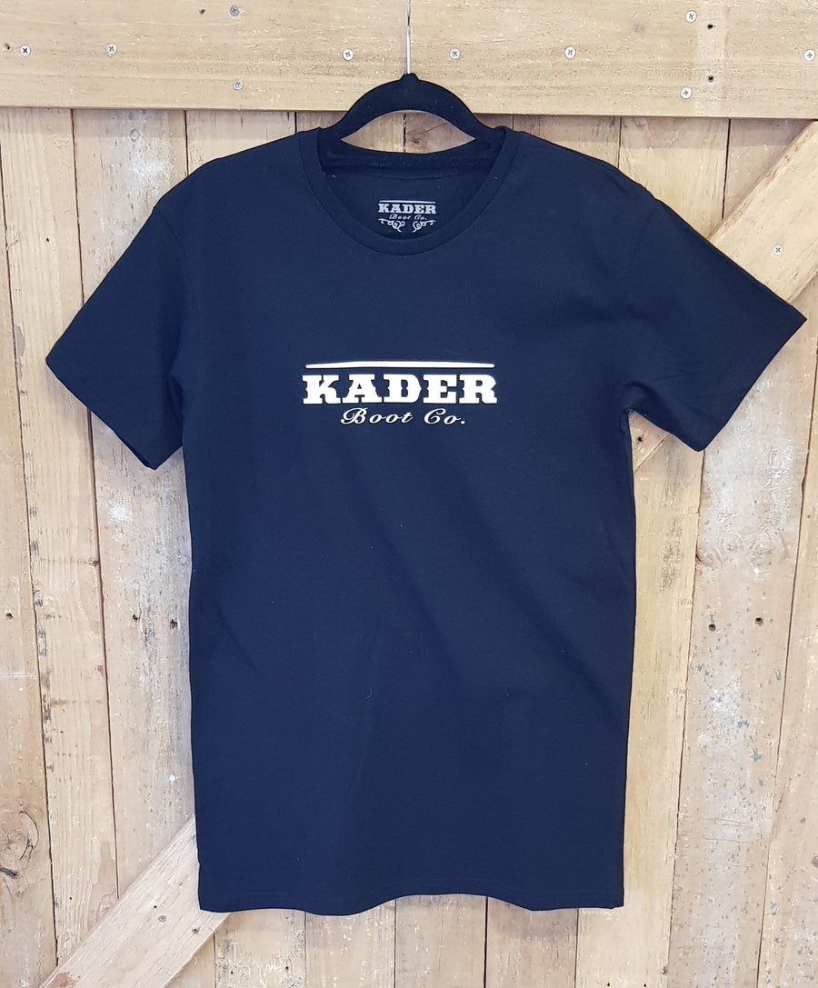 Australian Made Men's Kader Logo T-shirt Black - Kader Boot Co