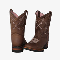 Children's Pink Arrow Boots - Kader Boot Co