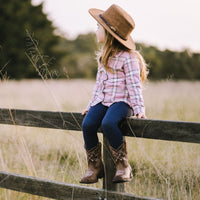 Children's Pink Arrow Boots - Kader Boot Co