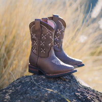 Children's Pink Arrow Boots - Kader Boot Co