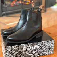 Men's Big Smoke Ankle Boots - Black - Kader Boot Co