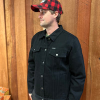 Men's Black Denim Jacket - Kader Boot Co