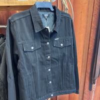 Men's Black Denim Jacket - Kader Boot Co