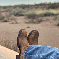 Men's Wyndham Boots Square Toe Rubber Sole - Kader Boot Co