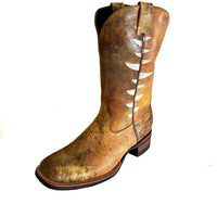 Men's Wyndham Boots Square Toe Rubber Sole - Kader Boot Co