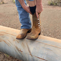 Men's Wyndham Boots Square Toe Rubber Sole - Kader Boot Co