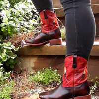 Red Tailed Black Cockatoo Feather, Short Shaft, Square Toe - Kader Boot Co