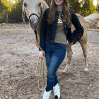 Women's Black and White Karijini, Round Toe - Kader Boot Co