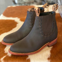 Women’s Lucky Ankle Boots with toe stitching - Kader Boot Co