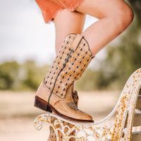 Women's Tan Karijini, Round Toe - Kader Boot Co