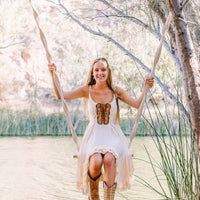 Women's Tan Karijini, Round Toe - Kader Boot Co