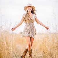 Women's Tan Karijini, Round Toe - Kader Boot Co