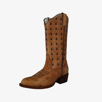 Women's Tan Karijini, Round Toe - Kader Boot Co