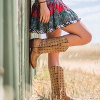 Women's Tan Karijini, Round Toe - Kader Boot Co