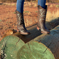 Women's Yaraka Boots, Square Toe, Rubber Sole - Kader Boot Co