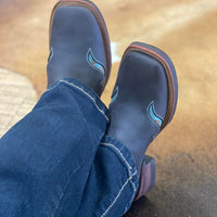 Women's Yaraka Boots, Square Toe, Rubber Sole - Kader Boot Co