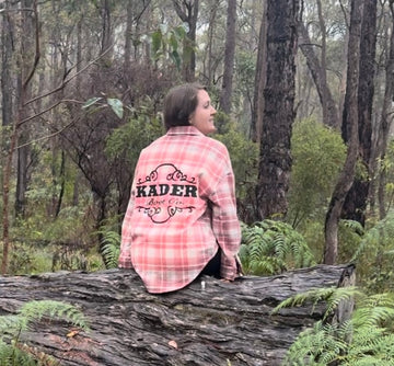 Women’s Pink Flannel Baggy Fit