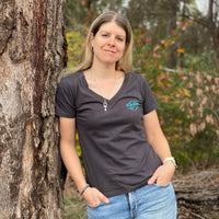 Women’s Turquoise Cowgirl Kader T Shirt