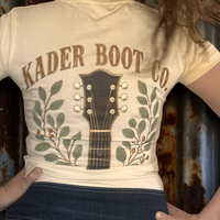 Women’s Cream Kader Guitar T-Shirt