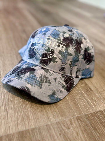 Light blue Kader leaf cap