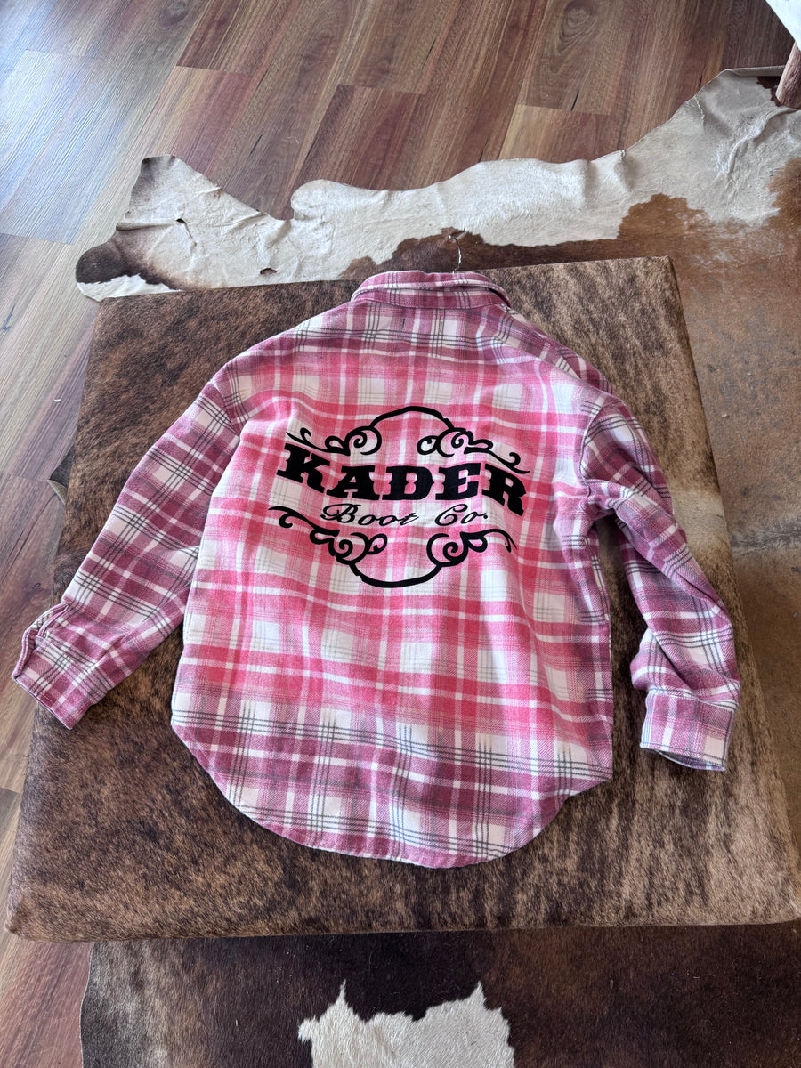 Pre Order Women’s Pink Flannel Baggy Fit