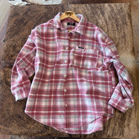 Women’s Pink Flannel Baggy Fit