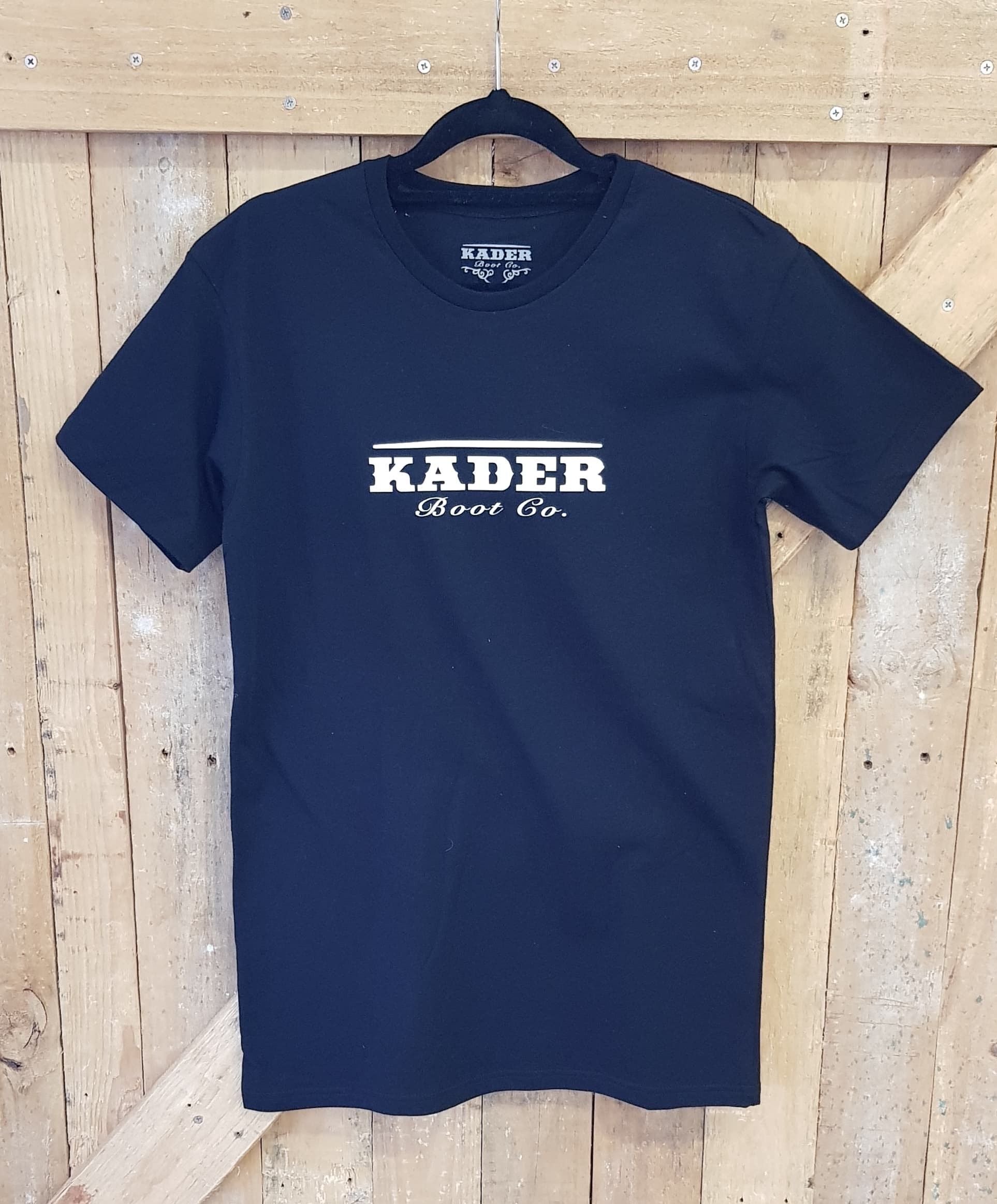 Australian Made Men's Kader Logo T-shirt Black – Kader Boot Co