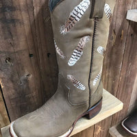 light-brown-square-toe-Kookaurra-boots