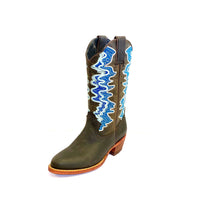 Women's Noctiluca Boots, Glow in the dark, Round Toe - Kader Boot Co